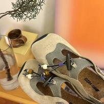 Sheepskin version~ retro ugly cute sports hiking shoes women's versatile casual hollow Mary Jane shoes Velcro single shoes women 35