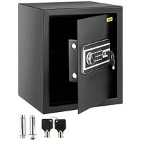 Safe Box, 1.7 Cubic Feet Money Safe with Fingerprint Lock and Digital Keypad, Fireproof Home Safes with A Removable Shelf, Wall-Mounted Security Safe