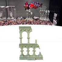 Aquarium Decoration: Roman Statue, European Ornament, Decorative Resin Accessory for Aquariums, Style A