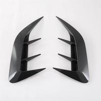 Car Rear Bumper Lip Spoiler Side Air Vent Outlet Cover Trim For Lexus NX 250 350 350h 2026 2026 Carbon Fiber Black Car Styling