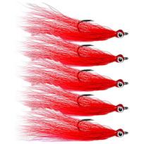 5Pcs/Set Feather Hook 3D Eyes Barbed Sharp Strong Anti-corrosion Attract Fishes Universal High Strength Fishing Lure Hook Angling Supplies