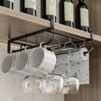Ventilation Upside Down Shelf Hanging Goblet Cabinet Hanging Racks  Wine Cabinet