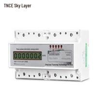 TNCE Three-Phase Four-Wire DIN Rail Energy Meter 380V