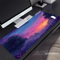 Anime Cloud Landscap  Large Mouse Mat Gaming Mousepad Big Gamer Mousepads xcm Rubber Keyboard Mats Desk Pad PC Mouse Pads 800x300x2mm