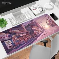 Large Mousepad Japan Great Wave Mousepads Keyboard Mat Deskpad Pc HD Desk Mats Company Mouse Pad Minimalist White Mouse Mat 800x300x2MM