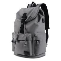 Retro Men'S Backpack Trendy Canvas Large Capacity Backpack Leisure Travel Computer High School College Student Schoolbag Women