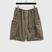 Men's Dark Style Multi-Zipper Cargo Bermuda Shorts - New Street Design M