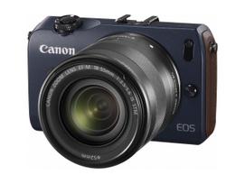 Canon EOS M veidrodinė kamera, dviejų objektyvų rinkinys, komplekte yra EF-M18-55mm F3.5-5.6 IS STM / EF-M22mm F2 STM, jūros mėlyna, EOSMBL-WLK
