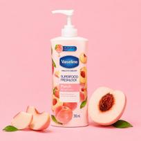 Vaseline Superfood Kūno Losjonas Persikas 390ml – Maitinantis & Drėkinantis Kūno Losjonas