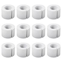 12Pcs Curtain Spacers Finials for Drapes Curtain Rings Drapery Spacers Easy to Install Curtains Fit Most Curtain Rod