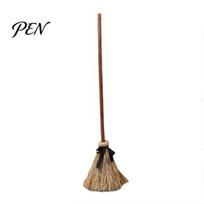 Spooky Secret Room Props Electric Broom Toy, with Touch Activated Swinging Prop, Retro Outdoor Yard Halloween Ornament Straw Witch Broom, for 1pc