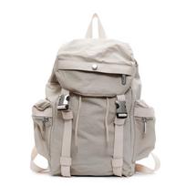 New simple cap nylon backpack college bag large capacity commuter travel bag