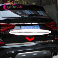Nerūdijančio plieno automobilio galinių durų bagažinės apdailos juostos lipdukas, skirtas BMW X3 G01 2018 2022 m. Style A