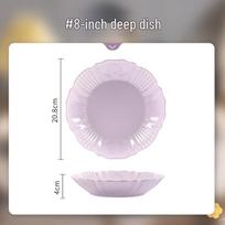 Wuhe Cute Girly Heart Bone China Dinnerware Collection