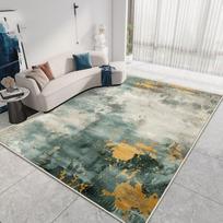 Nordic Abstract Ink Color Living Room Carpet Decoration Sofa Lounge Large Rugs Thickened Bedroom Fluffy Plush Floor Mat Antiskid 60*90cm