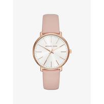 Michael Kors Pyper Rausvo aukso spalvos odinis laikrodis MK2741 rožinio aukso spalvos