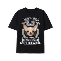 European sizes - Three Things You Don't Mess With Funny Tee T-Shirt S