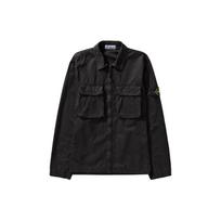 Stone Island Overshirt Black Men Tops 7615114WN-V0129 L