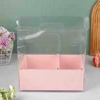 Pet Clear Cake Bag Gift Box With Handle Flower Storage Boxes Party Favor Decorative Engagement Proposal Celebration Ceremony 1