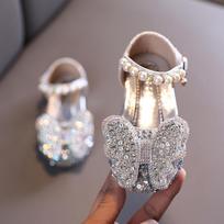 Spring/Autumn girls' Korean-style ladylike small/medium/large children's dance shoes single shoes performance shoes princess leather shoes 21
