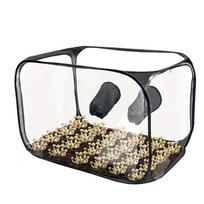 Mushroom Cultivation Tent Bounceable Portable Mushroom Growing Still Air Box, Foldable Up Mushroom Grow Tent Container