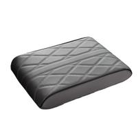 Car Armrest Box Mats Memory Foam Vehicle Arm Rest Box Pads Leather Center Console Covers Styling Interior Accessories pilka spalva