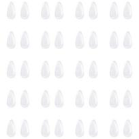 Eyeglass Nose Pad Adhesive Silicone Soft Nonslip Nose Pad for Glasses Sunglasses Plastic Frame 20 Pairs water droplets