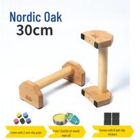 Adjustable Wooden Handstand & Push-up Bars