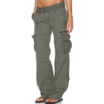 Womens Cargo Pants With Pockets Outdoor Casual Military Trousers Work Pants Low Waist Pants Relaxed Jogger XL