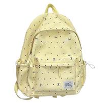 New Large Capacity Bow Backpack Breathable Ultra-light Girls Backpack Nylon Travel Bag