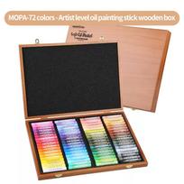 MUNGYO 72/120Colors Soft Oil Pastels Wooden Box Crayon Artist/Master Grade Graffiti Painting Art Drawing Supplies
