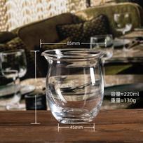 New Chinese Handmade Crystal Glass Master Cup, Home Bar Party Wine Glasses, Dining Table Fair Cups, Moving Gift Tea Cup Set As shown