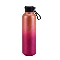 500ml double wall glitter diamond paint insulated stainless steel thermos vacuum water bottle with screw top 501-600ml