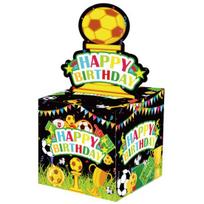 Yousheng Soccer Ball Birthday Money Box for Cash Pull Sports Football Theme Money Roll Gift Box with Pull Out Card DIY Cash Gift Box for Kids Boys