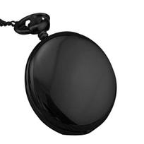 Kišeninis laikrodis Unisex Retro Lydinio Lygus Vintažinis Kišeninis Laikrodis Kasdieniam Gyvenimui juoda