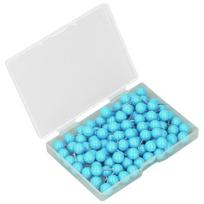 100Pcs Push Pins Map Tacks Steel Plastic Decorative  ing Pins for Cork Boards 9.5x20mm