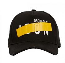DSQUARED2 Tape icon Italian baseball cap black