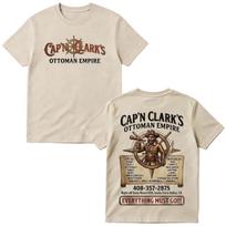 Movie Backrooms Cap'n Clark's Ottoman Empire Pirate T Shirts Men's Women Cotton Oversized Short S