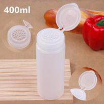 1 vnt. 400 g atlenkiamu dangteliu talko pudros buteliukas, papildomas kosmetinės pudros dozatorius, plastikinis pudros indelis, tušti indeliai, buteliukai white