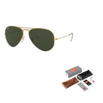 RayBan Sunglasses Gold Alloy Aviator Sunglasses Men's F auksas