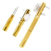 Manual Fishing Hook Knotting Tool Dual-purpose Aluminum Alloy Hooks Decoupling Remover Fishing Accessories as picture show #1