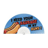 Vėduoklė M Proud Sausage Fan, 64 cm