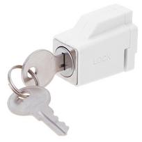 New Aluminum Alloy Window Locks With Key Sliding Security Window Lock Stopper Safety Adjustable Sliding Door Clips Window balta