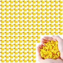 Pcs 50 Mini Red Scarf Resin Ducks Tiny Miniature Duckies For Pink Ribbon Awareness Party Favors Garden Landscape Micro Decor 50pc