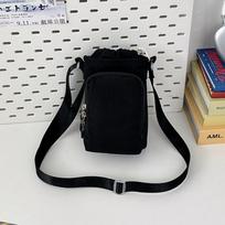 Shoulder Strap Water Bottle Carrier Bag Frt Pocket Waterproof Water Bottle Holder Drawstring Open Top Adjustable
