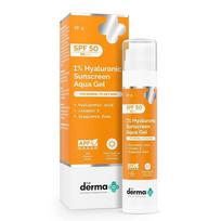 The Derma Co 1% Hyaluronic Sunscreen Spf 50 Pa+++ Aqua Gel (50g)