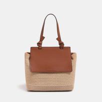 Large-capacity Woven Shoulder Bag with High-quality Texture - A Niche Commuter Tote Bag