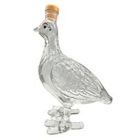 Goose Bird Shape Whiskey Decanter 3D Glass Animal D
