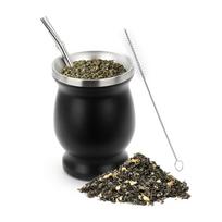 230ML Stainless Steel Mate Tea Cup Tea Cup Set for Argentina Insulated Straw Cup Insulated Simple Gourd