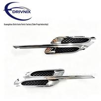 Enhanced Electroplated Fender Vents for Bentley Continental GT3 (Left & Right) - Models W3821273B & 3W3821274. Black Left Side / 3W3821273A